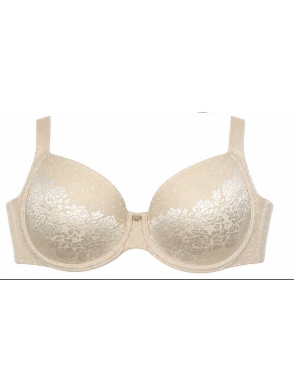 Soma Stunning Support Smooth Full Coverage Bra Size 38DD Beige Lined Underwire